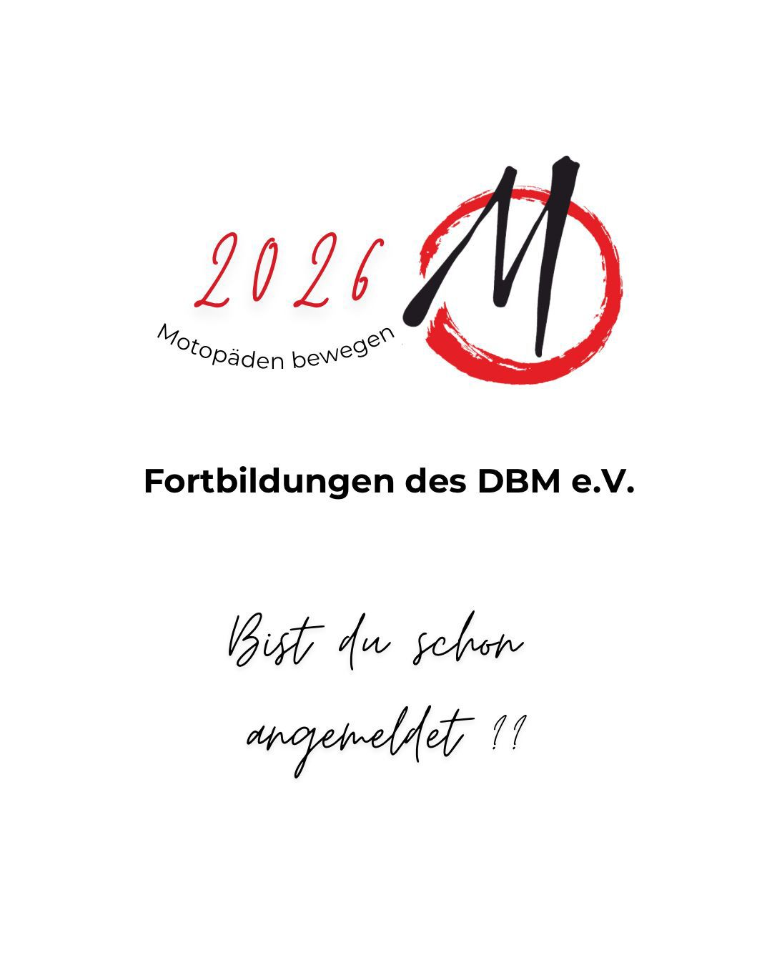 Fortbildung des DBM e.V. in 2026